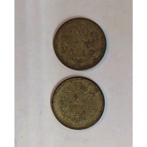 Vintage American Eagle Stars Arcade Token Coin No Cash Value Lot of 6 - Picture 7 of 7